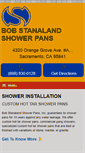 Mobile Screenshot of bobstanalandshowerpans.com